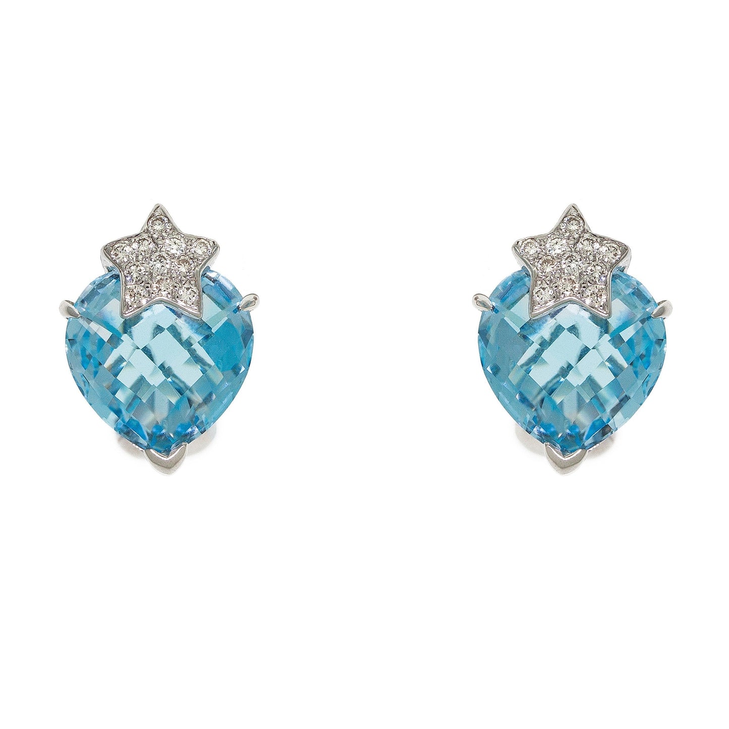 Star Topaz Earrings