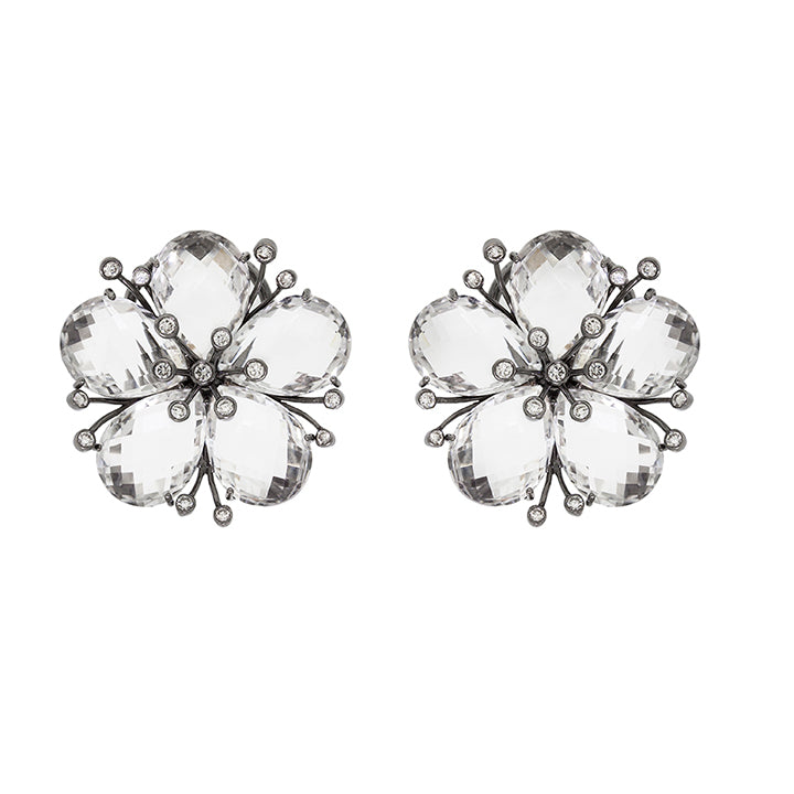 Jubilation | Flower Crystal Earrings