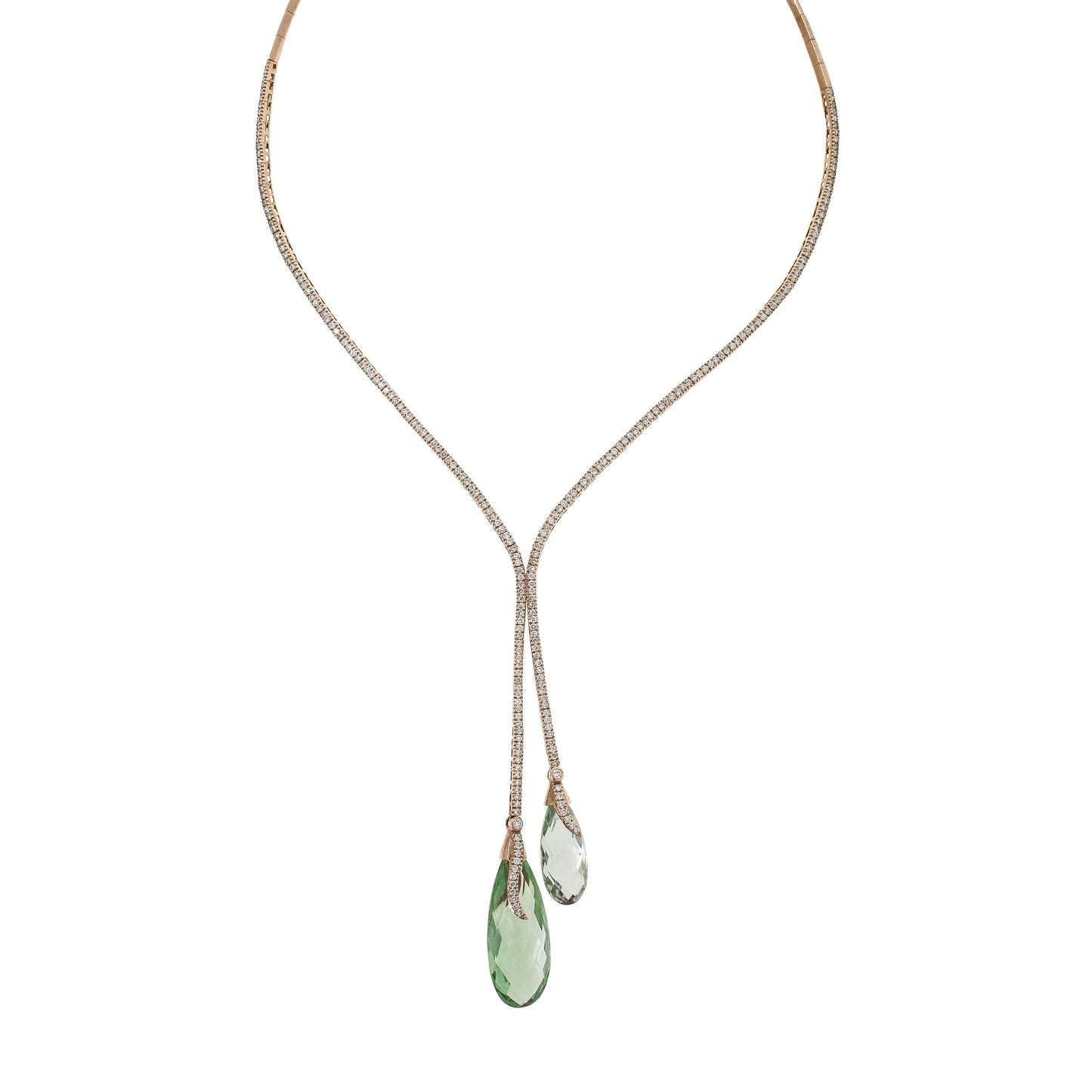Serpentine Dream Diamond Necklace