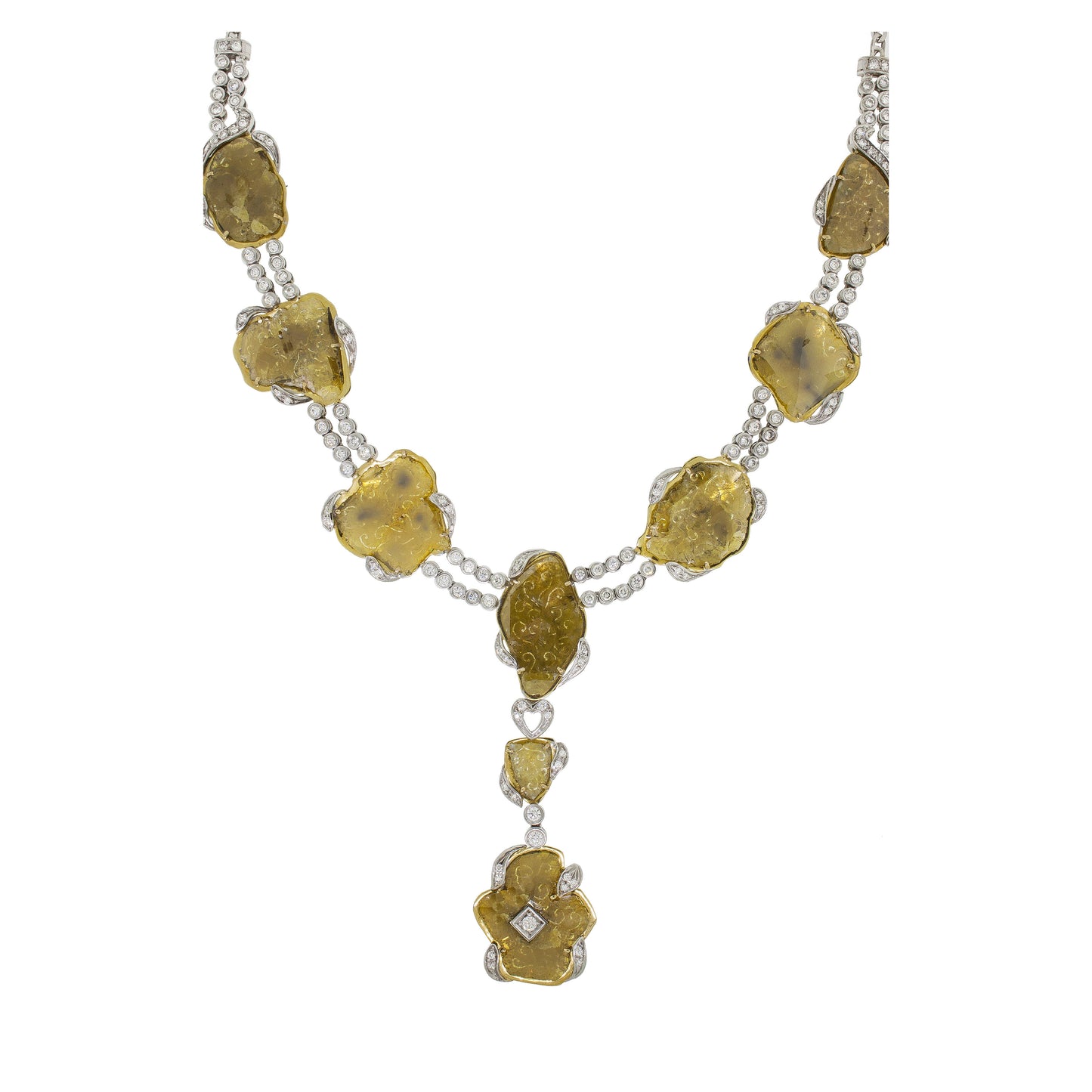 Surprise | Slice Yellow Diamond Necklace