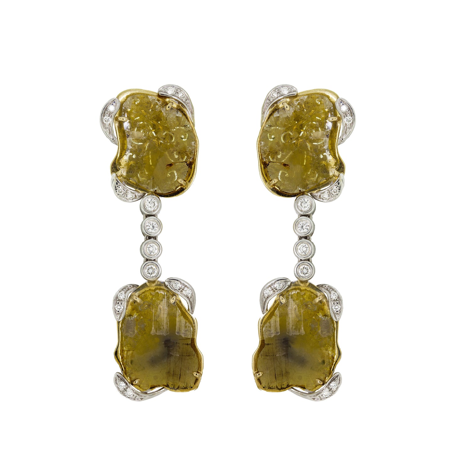 Surprise | Slice Yellow Diamond Earrings