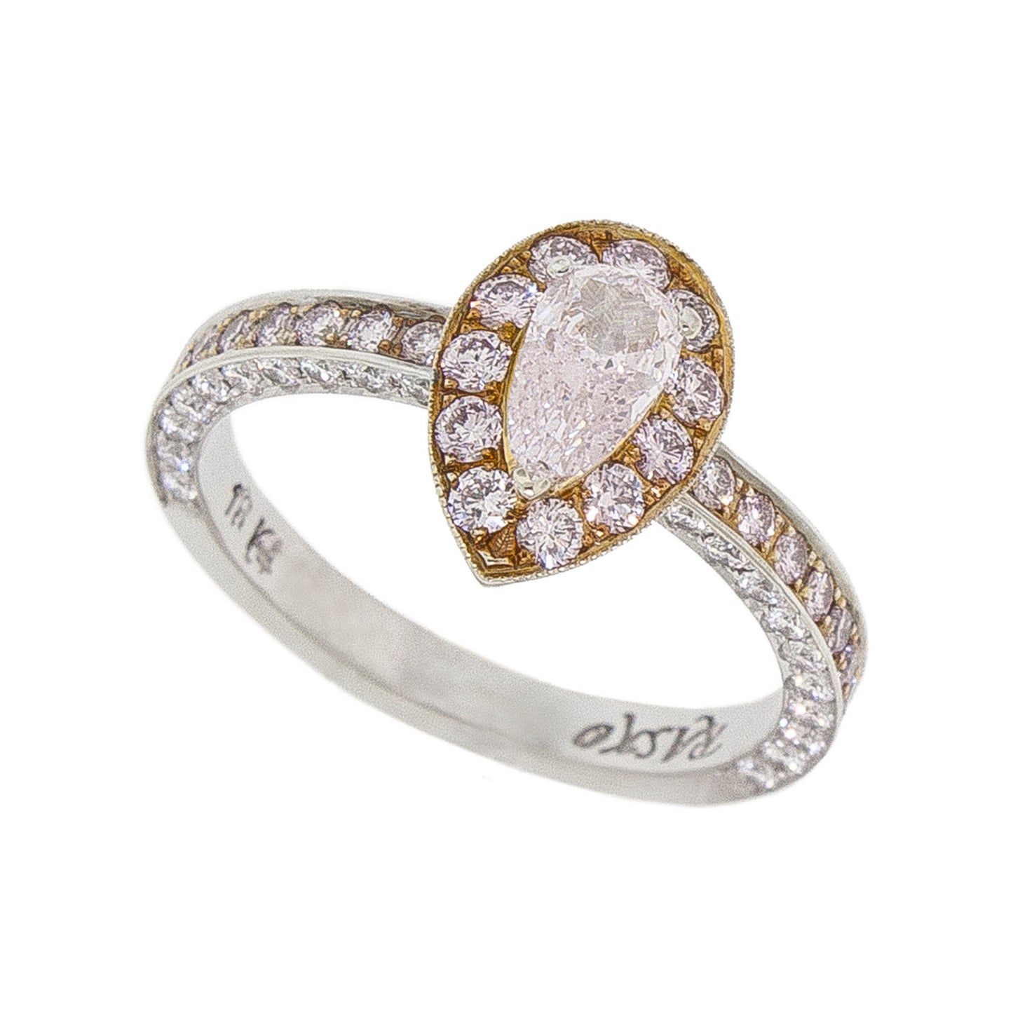 Hearts Desire | Colored Pear Yellow Diamond Ring