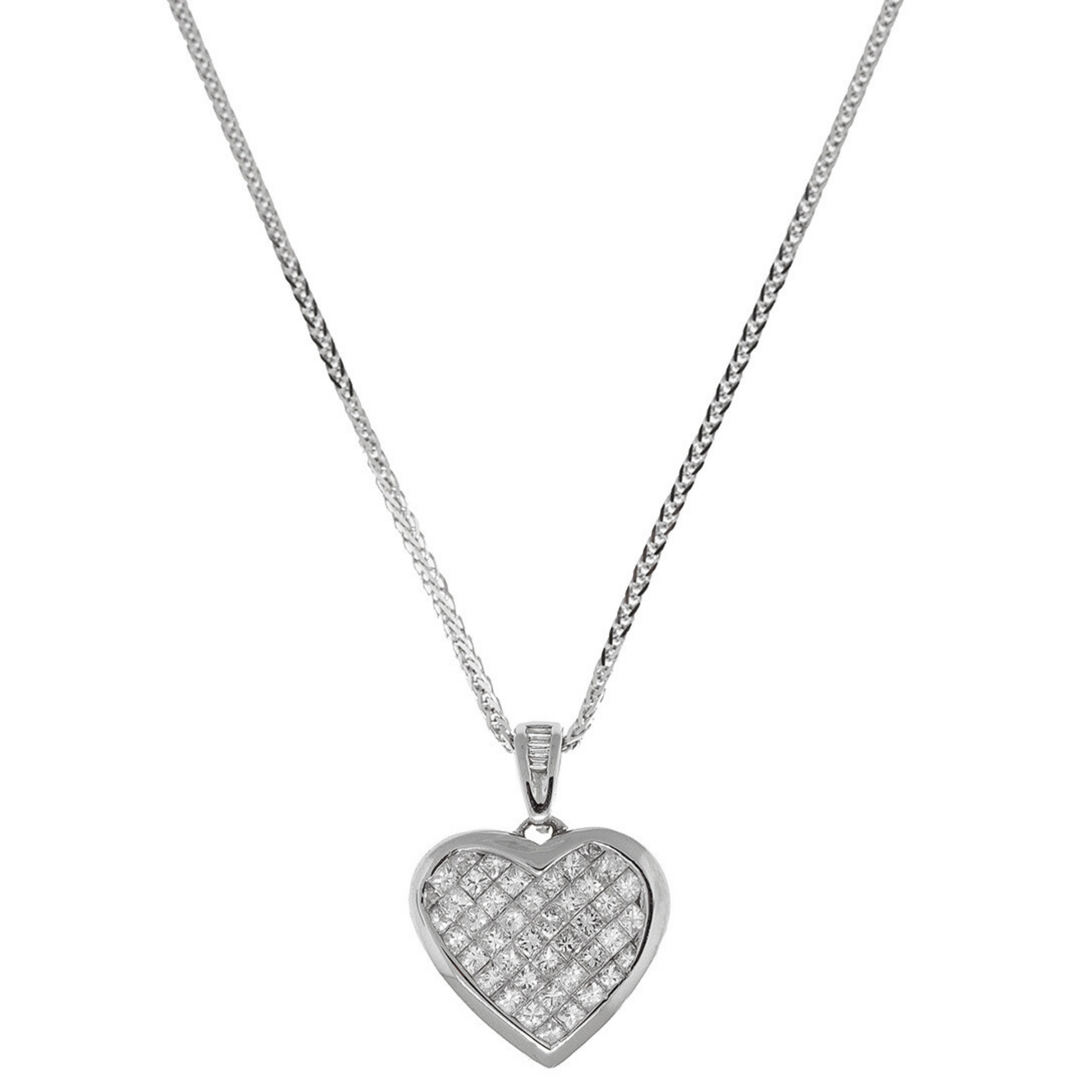  Heart Diamond Necklace