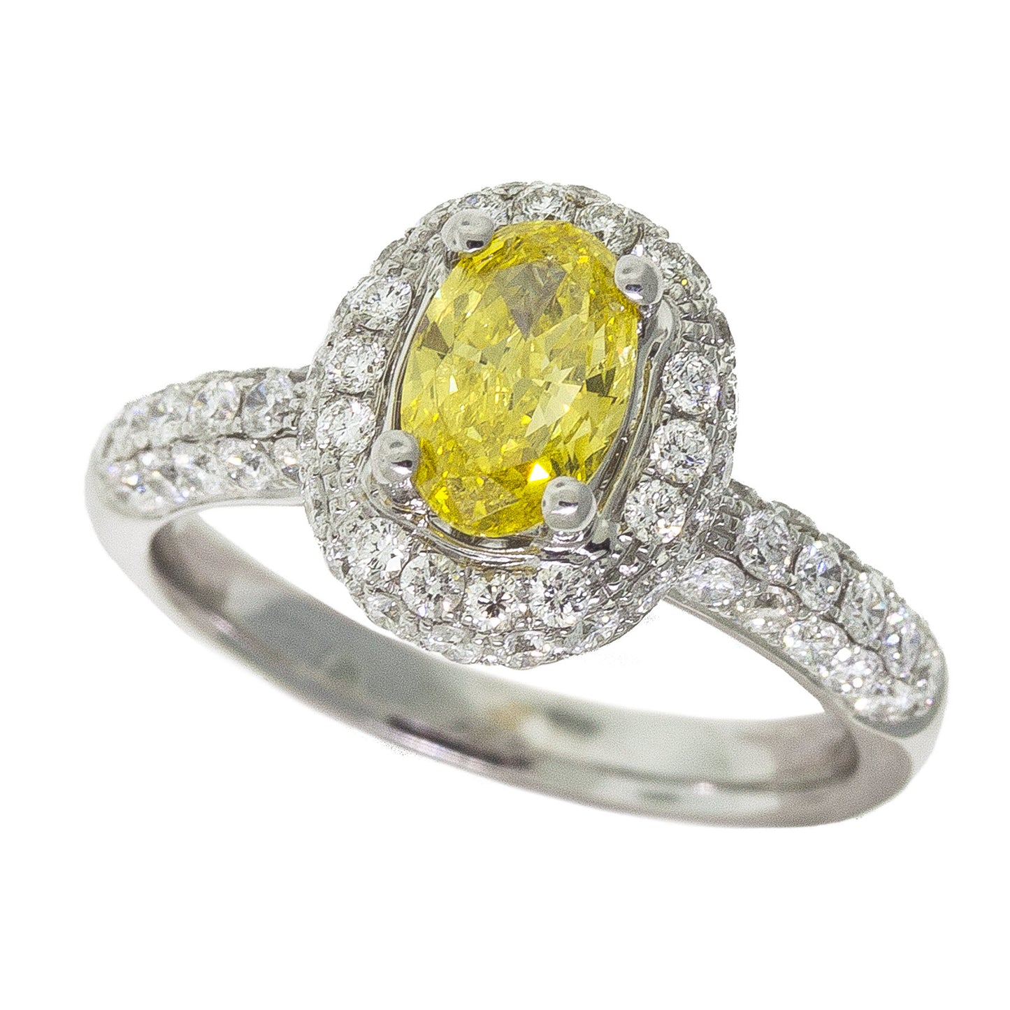 Yelllow Diamond Ring