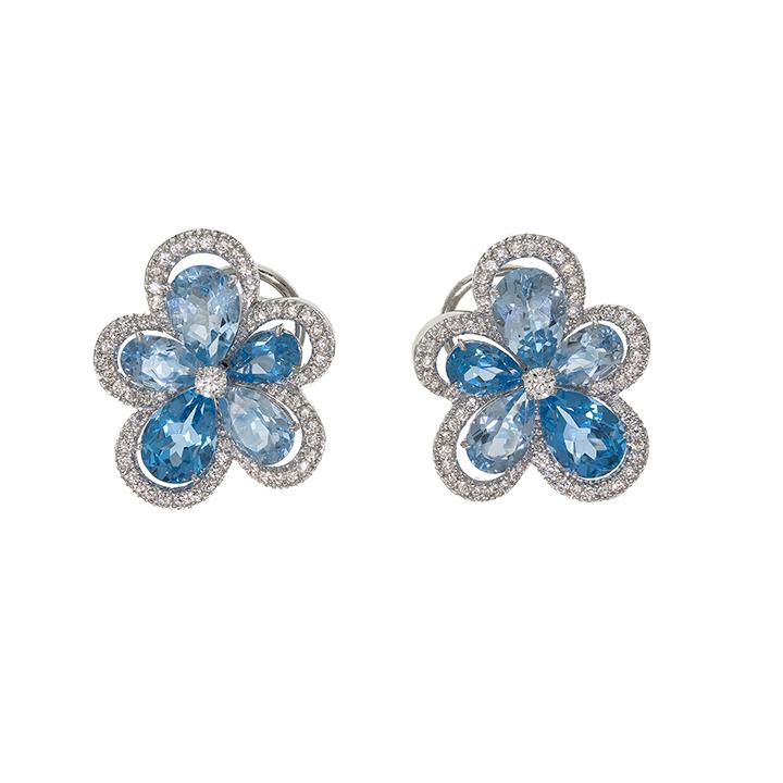 Bloom |  Topaz Earrings