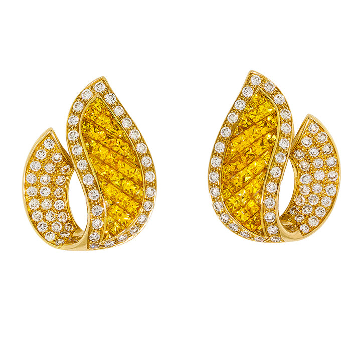 Coronation | Yellow Sapphire Earrings