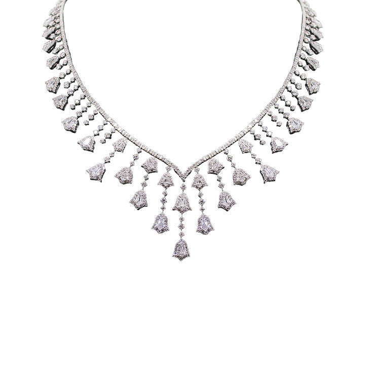 Kite Diamond Necklace