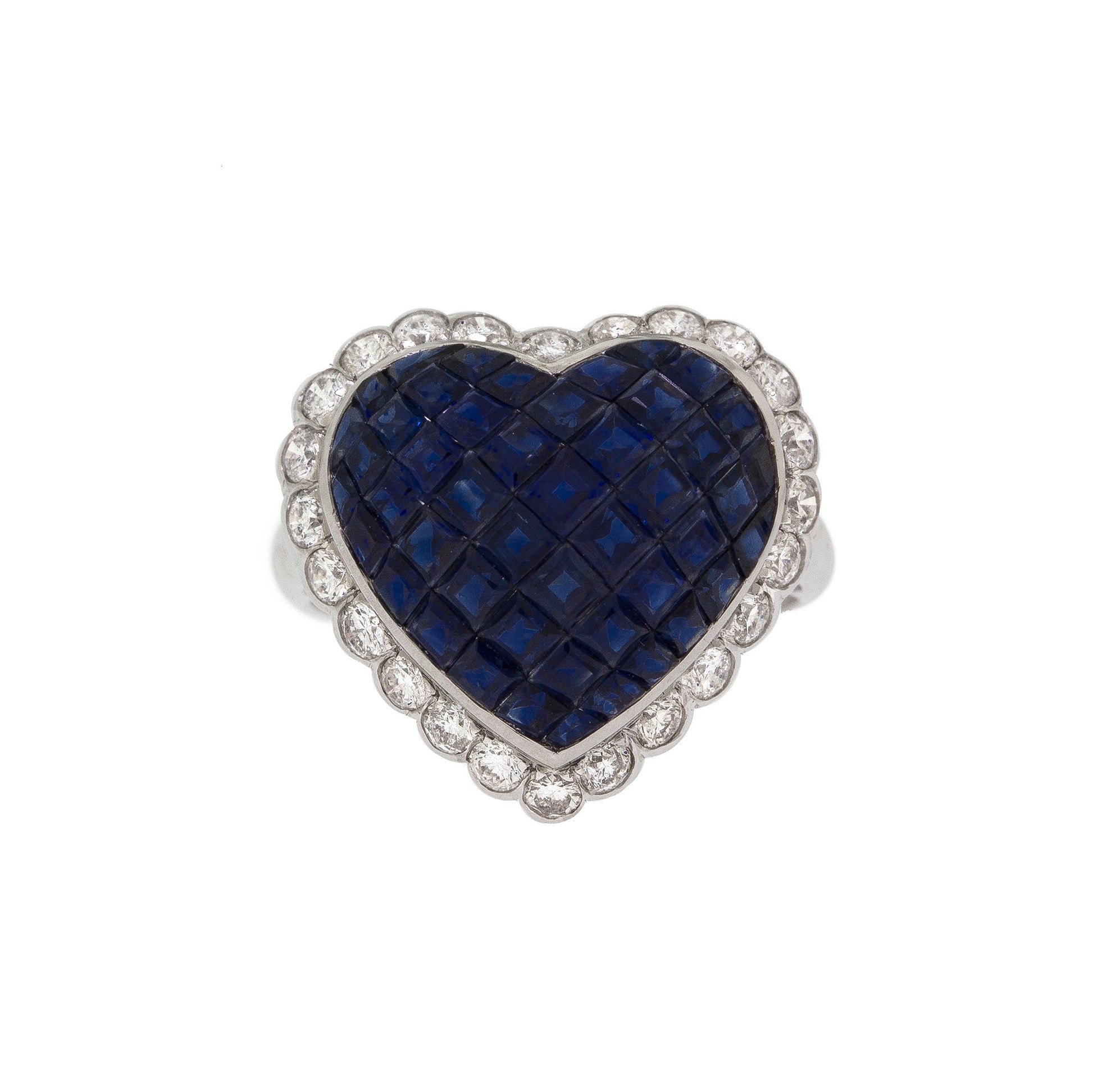  Heart Sapphire Ring 