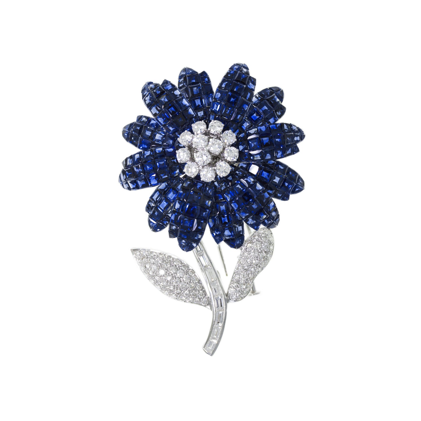 Vibrant | Flower Sapphire Brooch