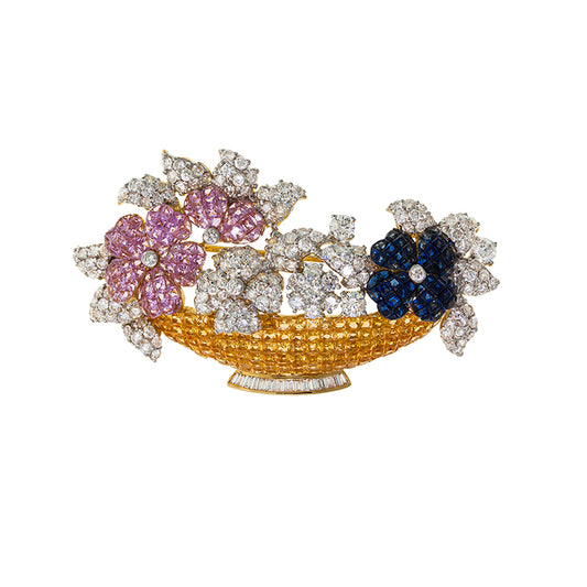 Bouquet |  Diamond Brooch