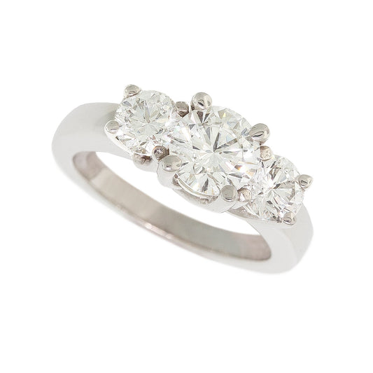 Three Stone Diamond Ring