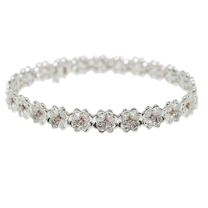 Flower Diamond Bracelet