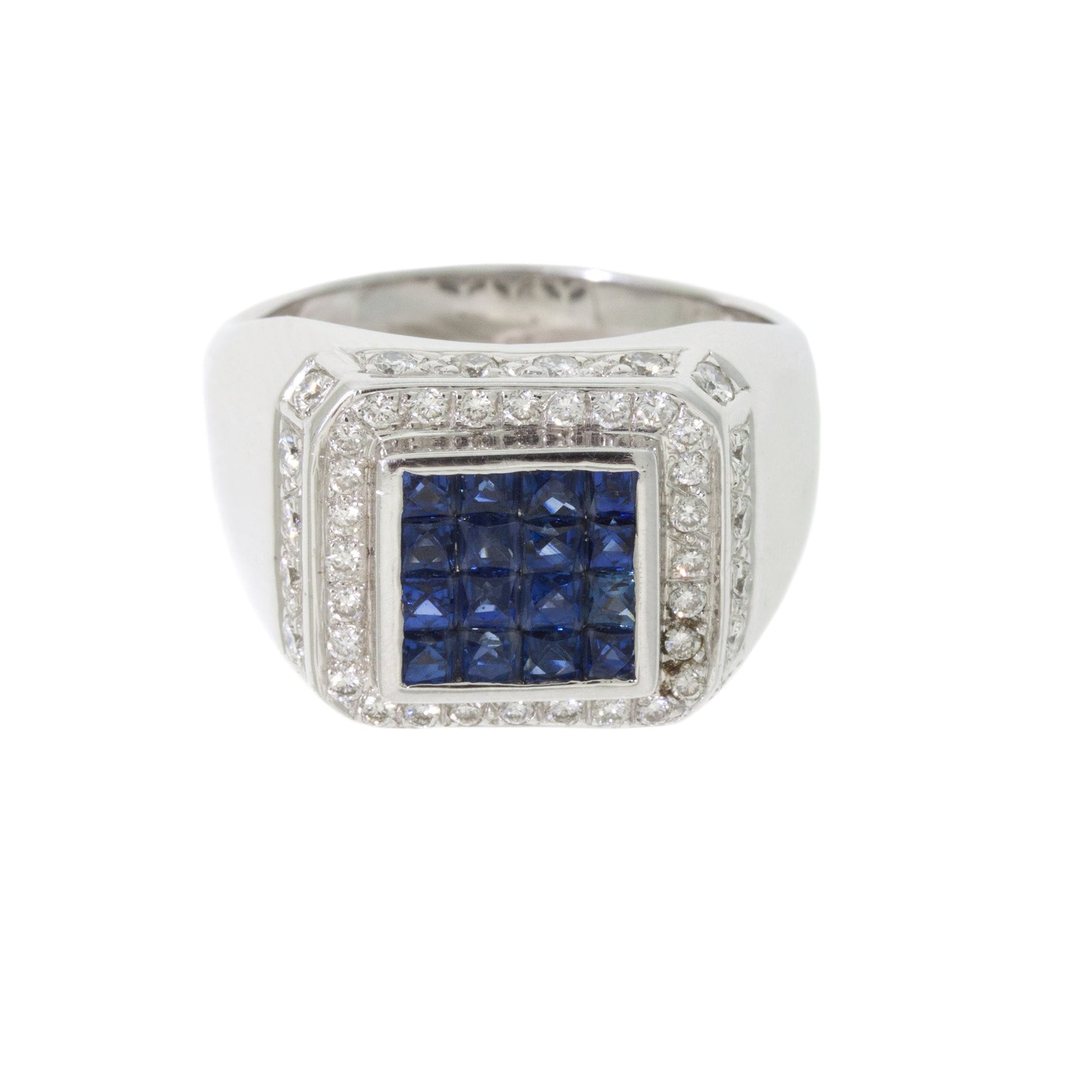  Square Diamond Ring 