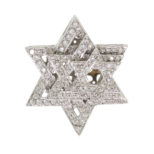  Star Of David Diamond Necklace
