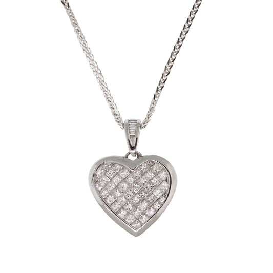 Heart Diamond Necklace