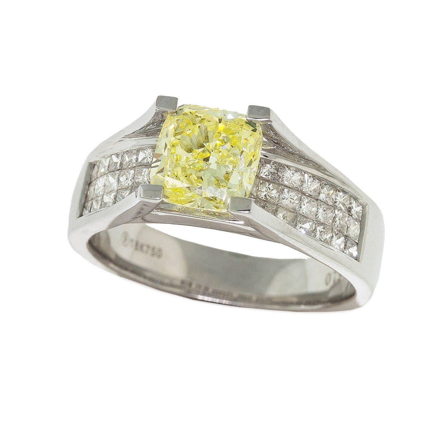  Yellow Diamond Ring 