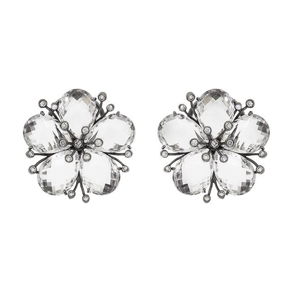 Jubilation | Flower Crystal Earrings