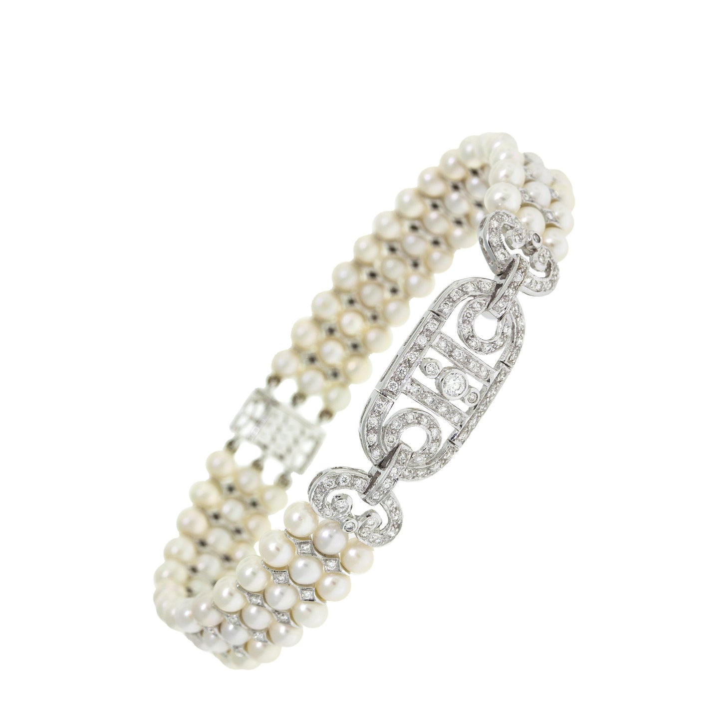  Pearl And Diamond Bracelet