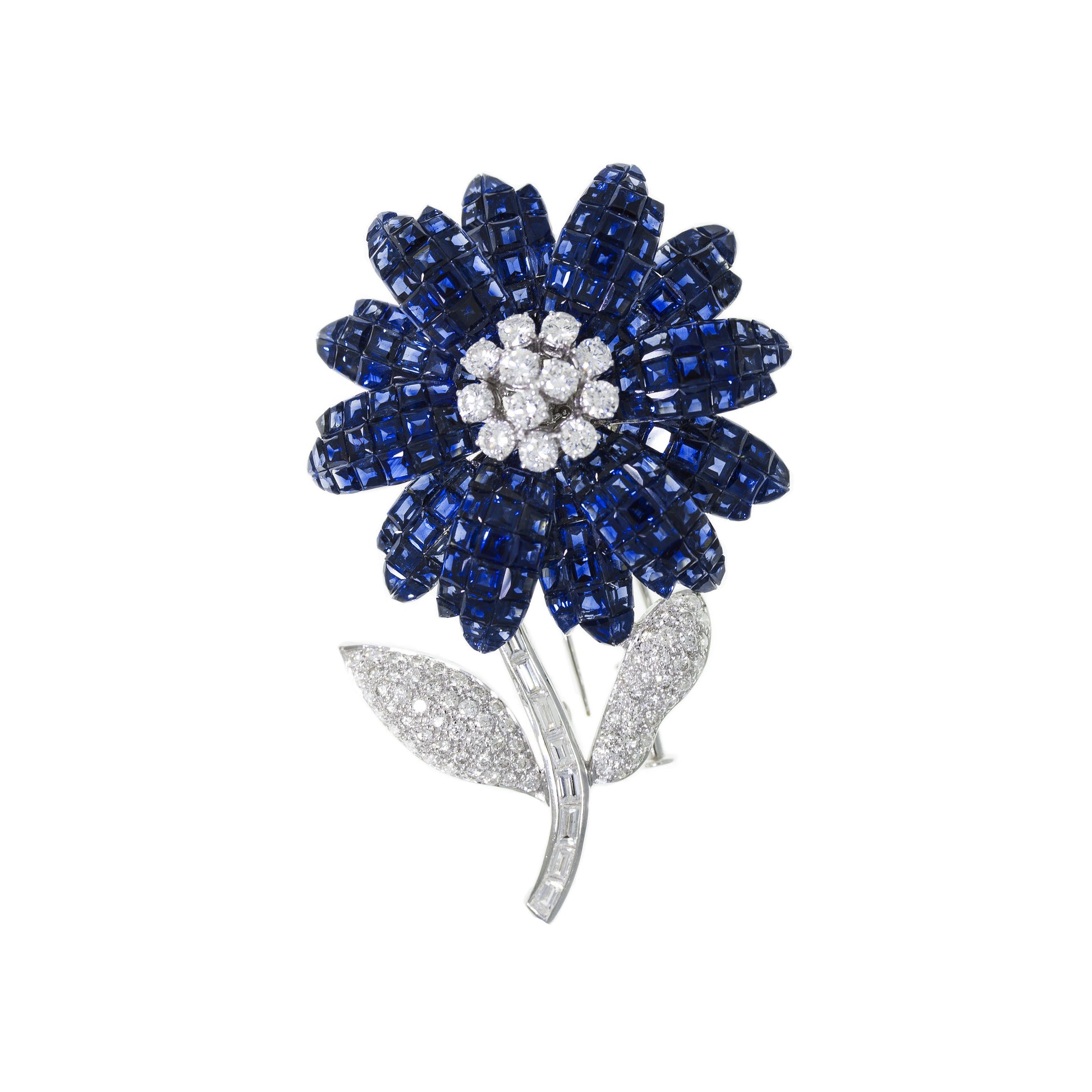 Vibrant | Flower Sapphire Brooch