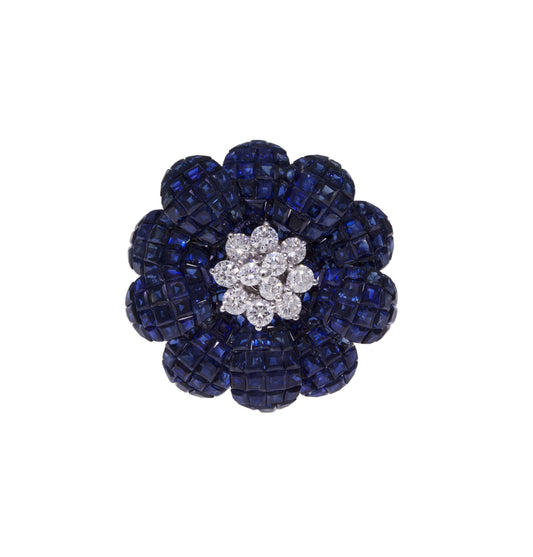 Blush | Flower Sapphire Ring 