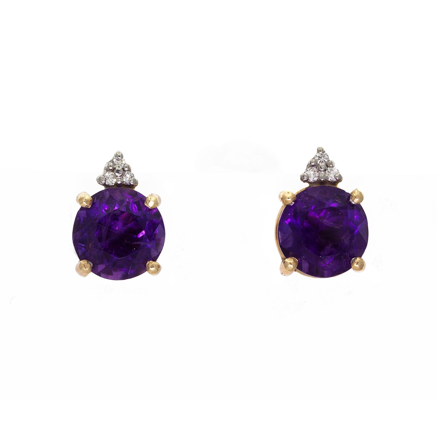  Purple Amethyst Earrings