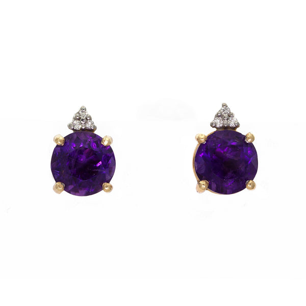  Purple Amethyst Earrings