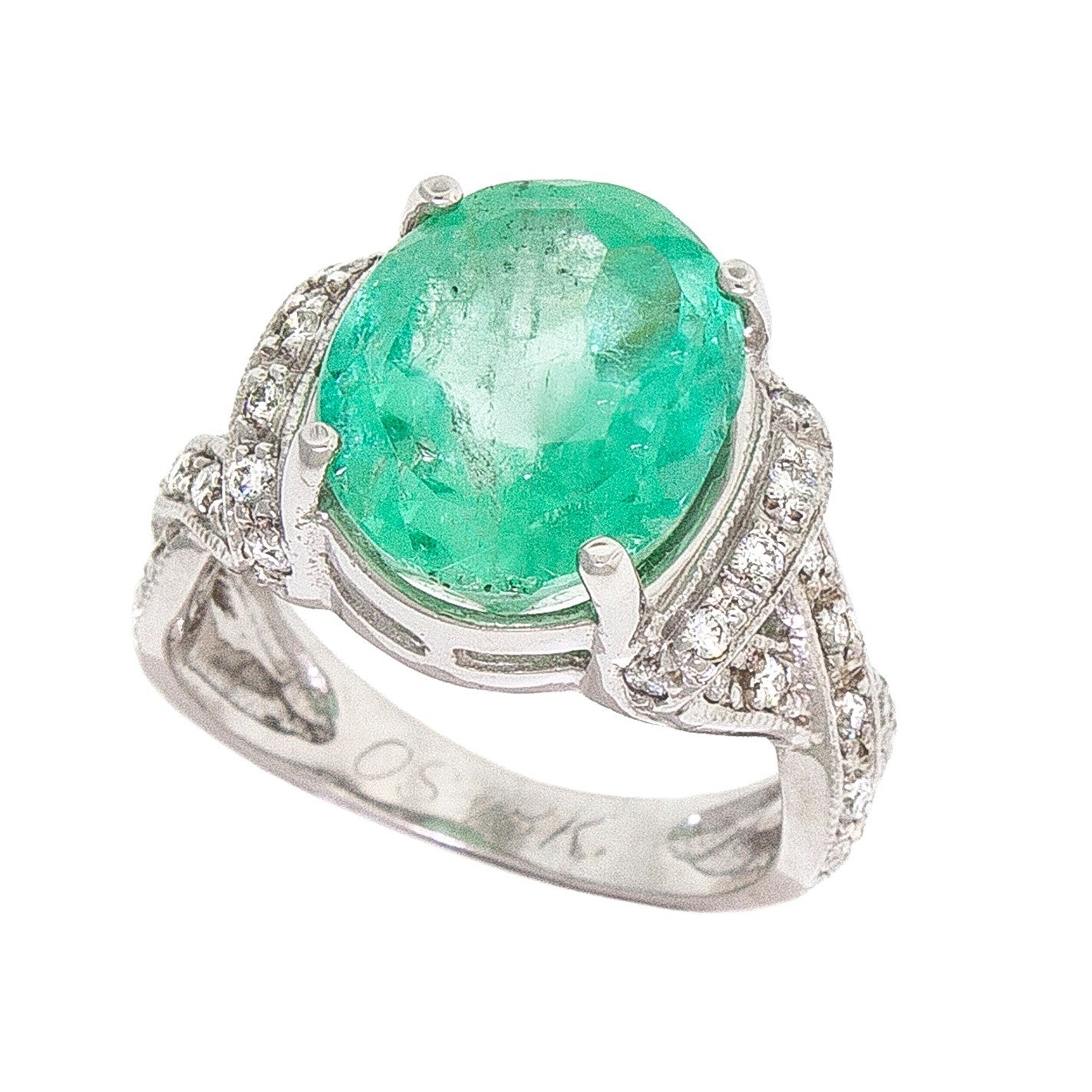 Promise | Oval  Emerald Ring 