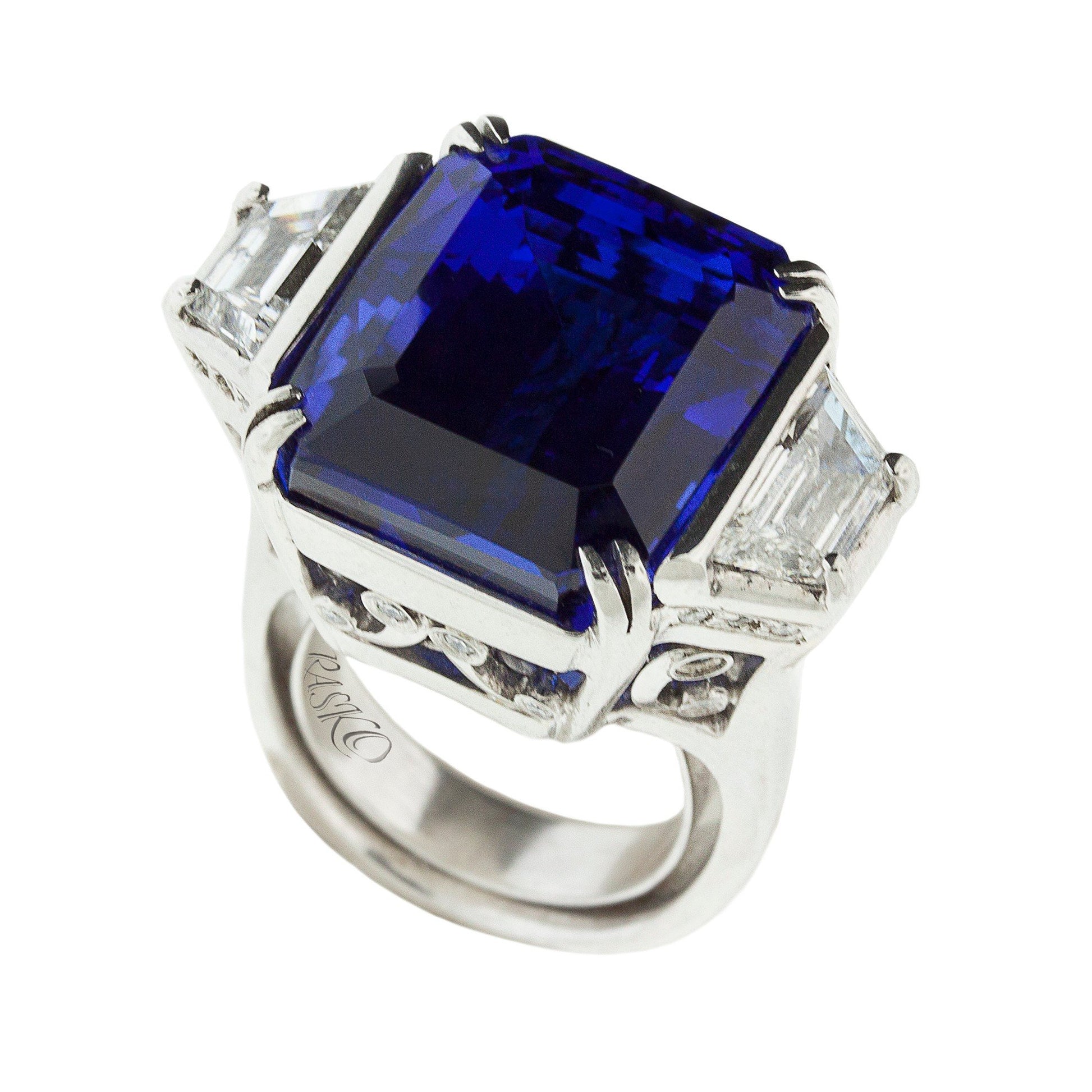 Blue Blood | Blue Tanzanite Ring 