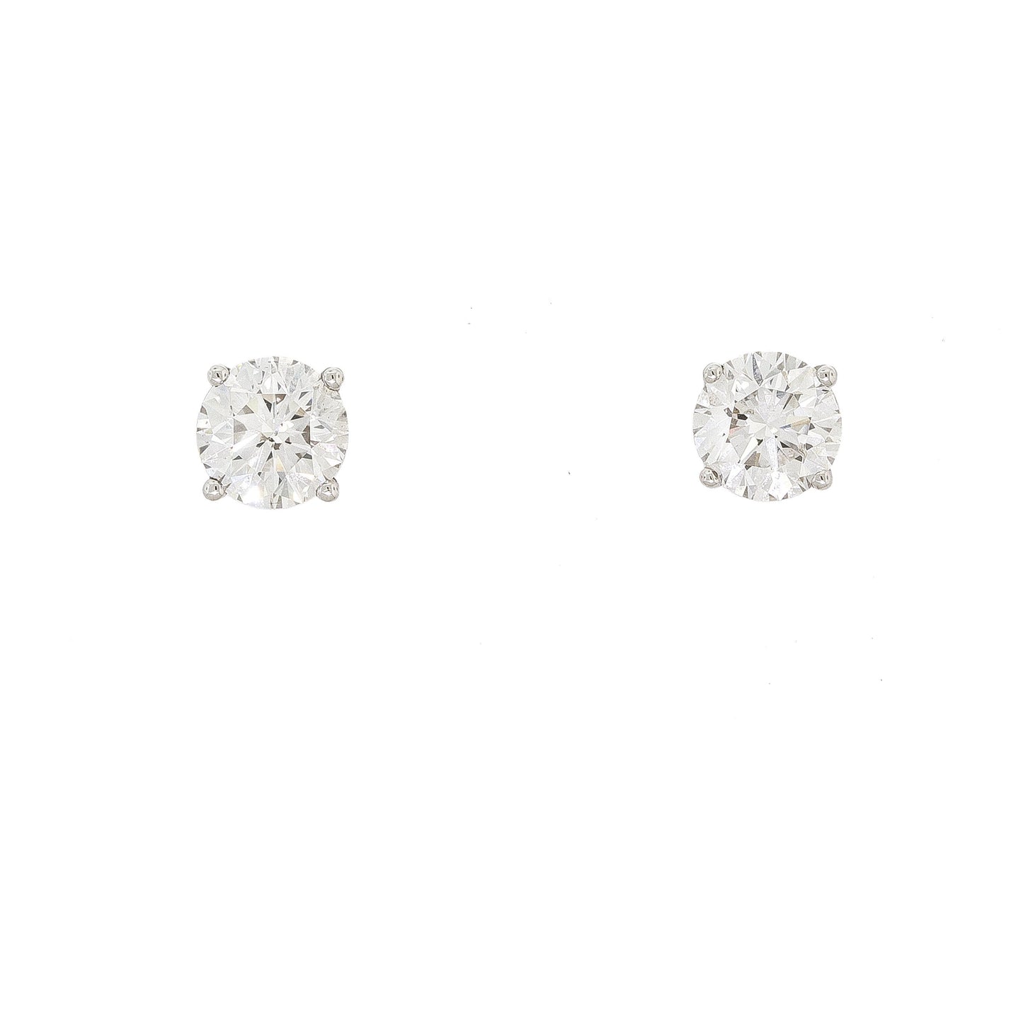  Stud Diamond Earrings
