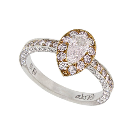 Hearts Desire | Colored  Pear Yellow Diamond Ring 