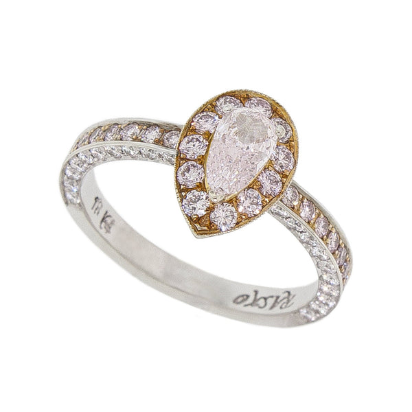 Hearts Desire | Colored  Pear Yellow Diamond Ring 